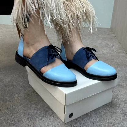 Blue Unique Shoes
