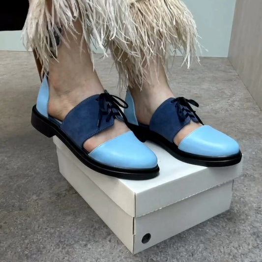 Blue Unique Shoes