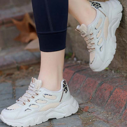 Breathable Solid-Color Sneakers