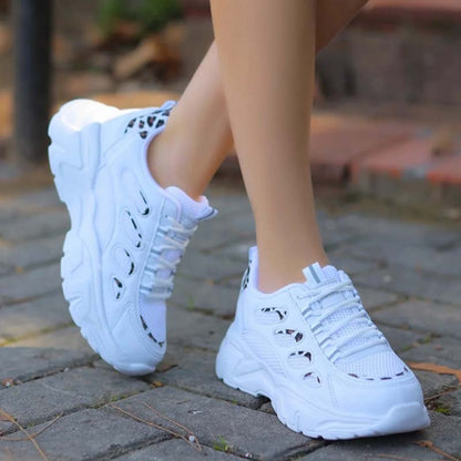 Breathable Solid-Color Sneakers