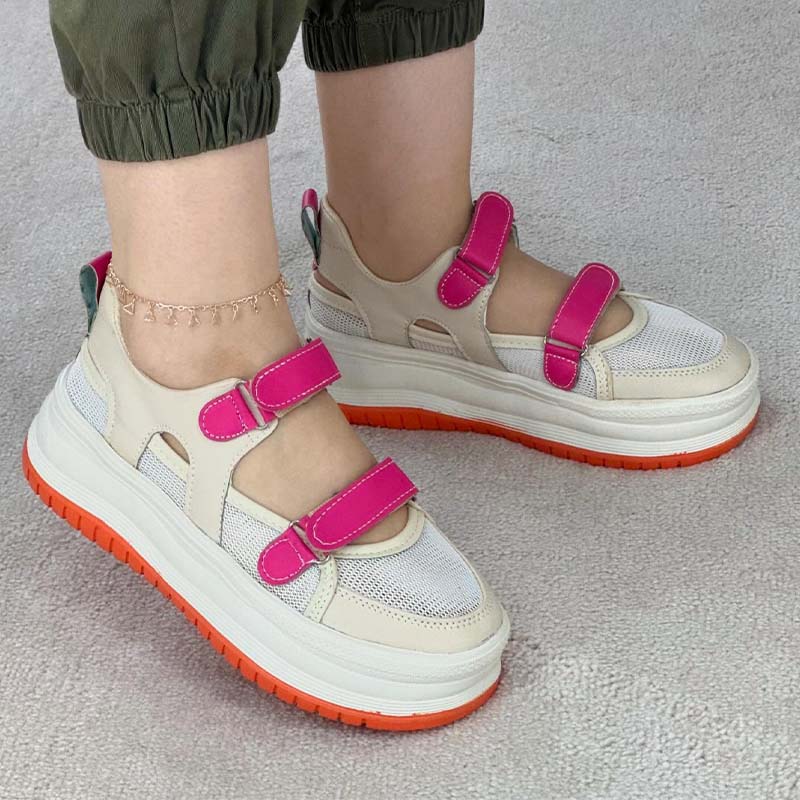 Velcro Platform Shoes