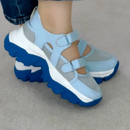 Bright Velcro Chunky Sneakers