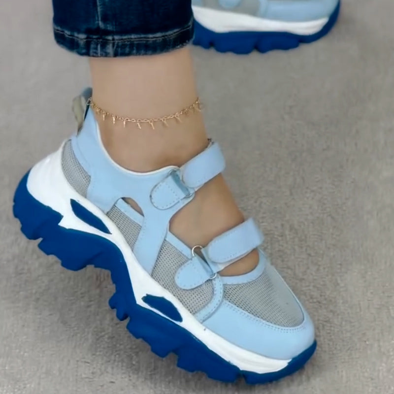 Bright Velcro Chunky Sneakers