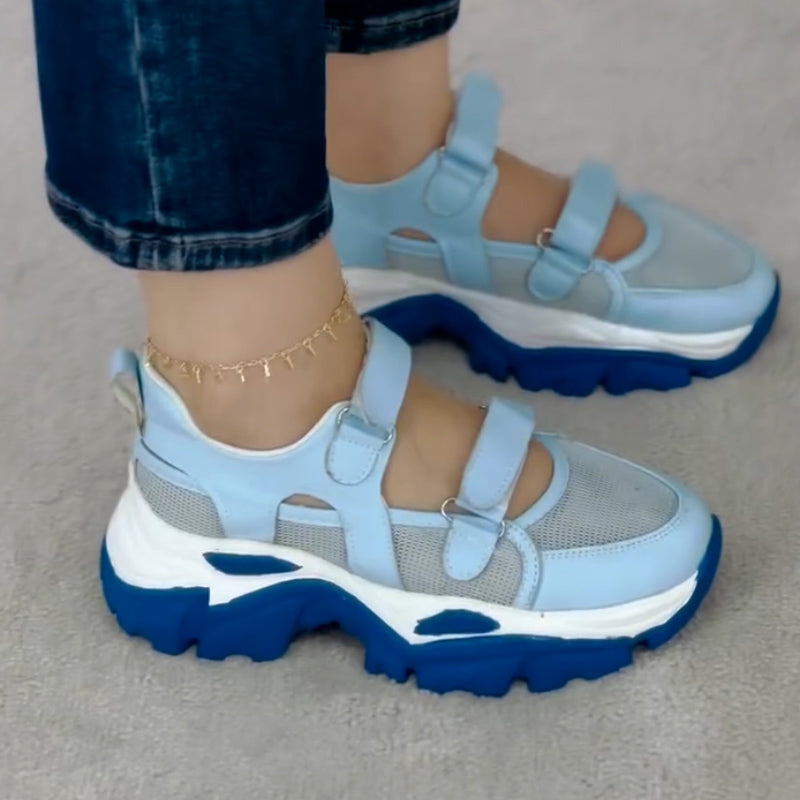 Bright Velcro Chunky Sneakers