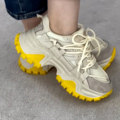 Thick-Sole Versatile Sneakers