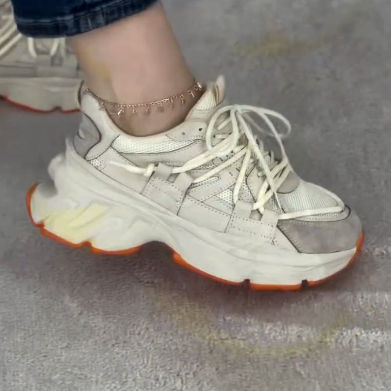 Thick-Sole Versatile Sneakers