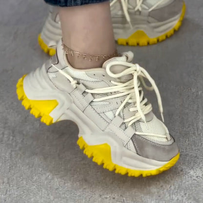 Thick-Sole Versatile Sneakers