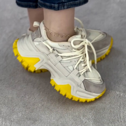 Thick-Sole Versatile Sneakers