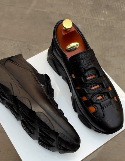 Black Hollow Sneakers
