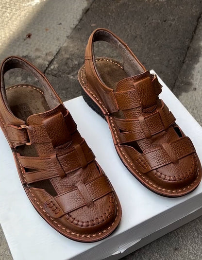 Brown Leather Soft Shoes