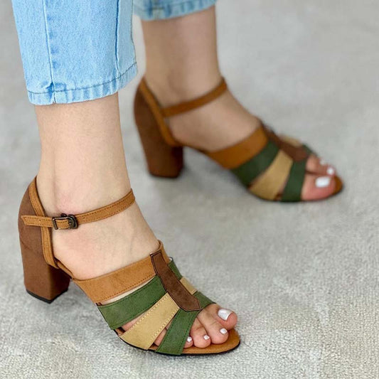 Comfort Thick-Heel Sandals
