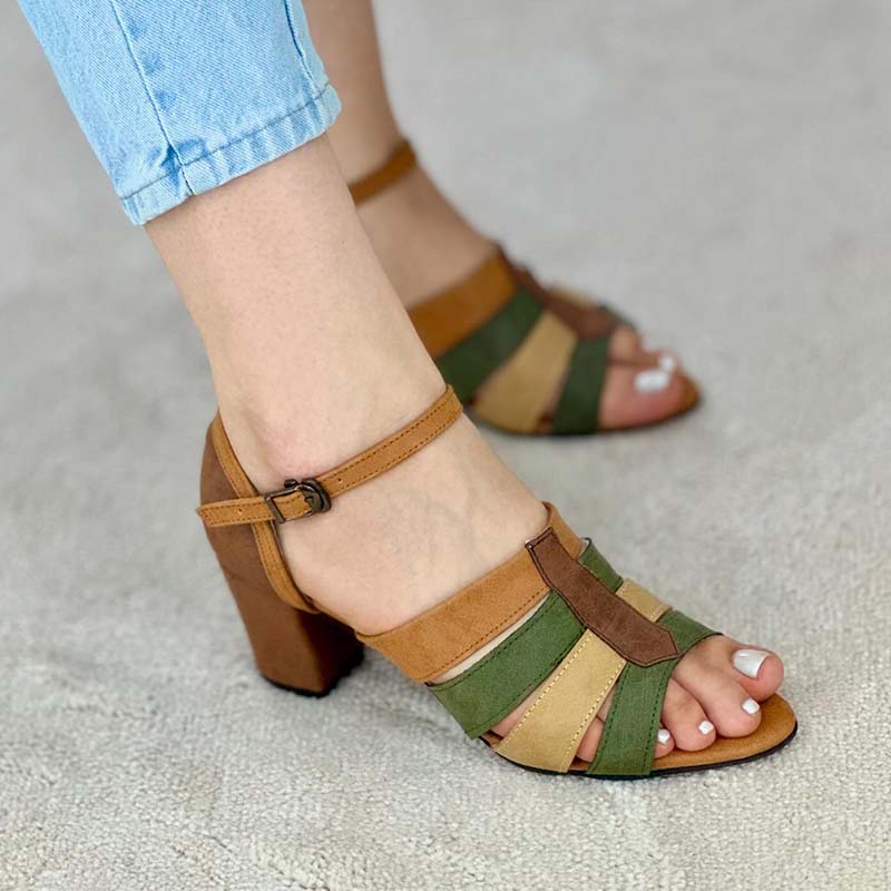 Comfort Thick-Heel Sandals