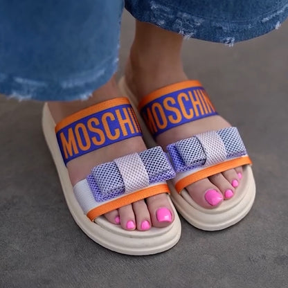 Bright Bow Casual Slippers