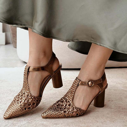 Gold Chic Shoes