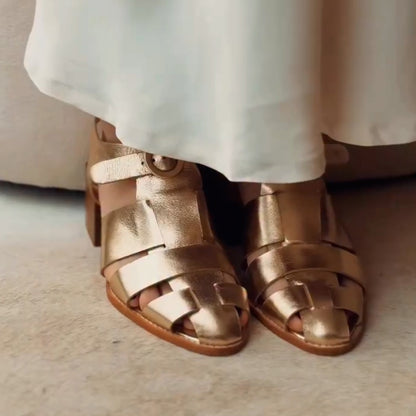 Gold Buckle Shoes