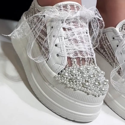 Sheer Platform Shoes