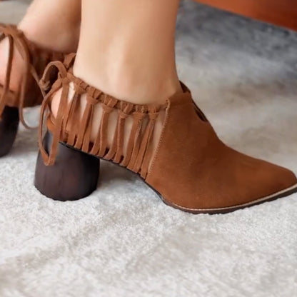 Tassel Short Boots