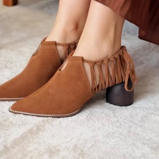 Tassel Short Boots