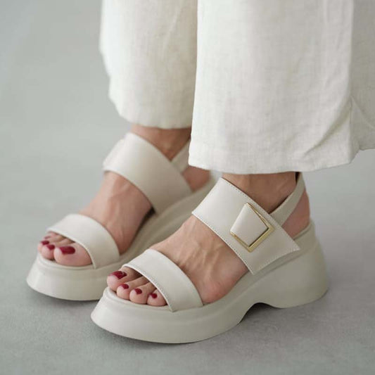 Velcro Wedge Sandals