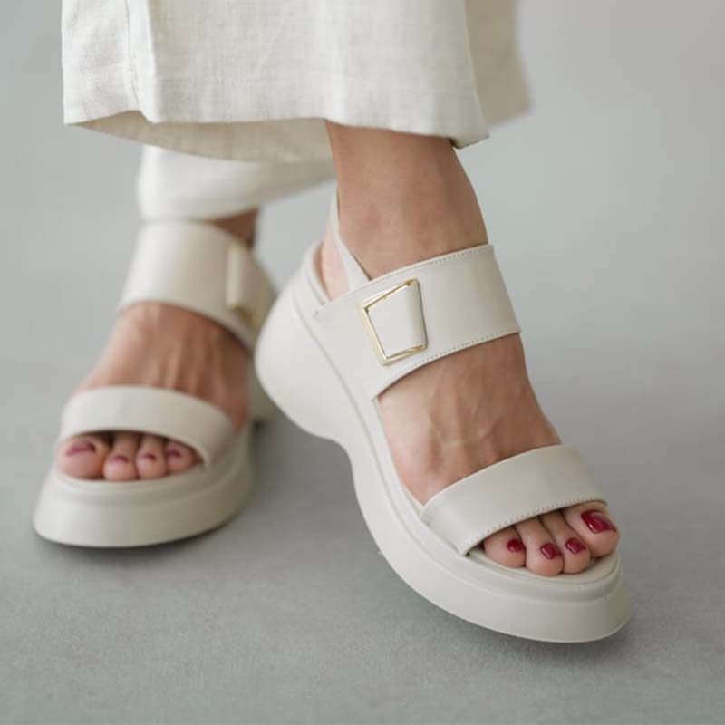 Velcro Wedge Sandals