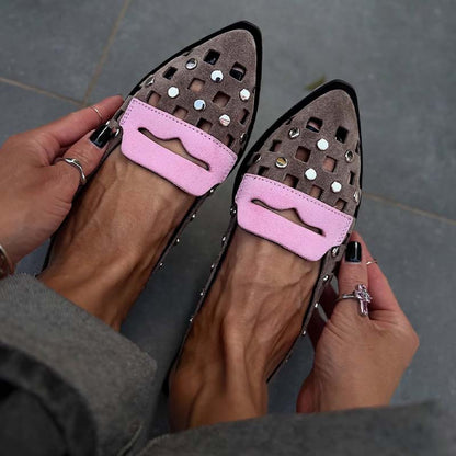 Point-Toe Casual Flat Shoes