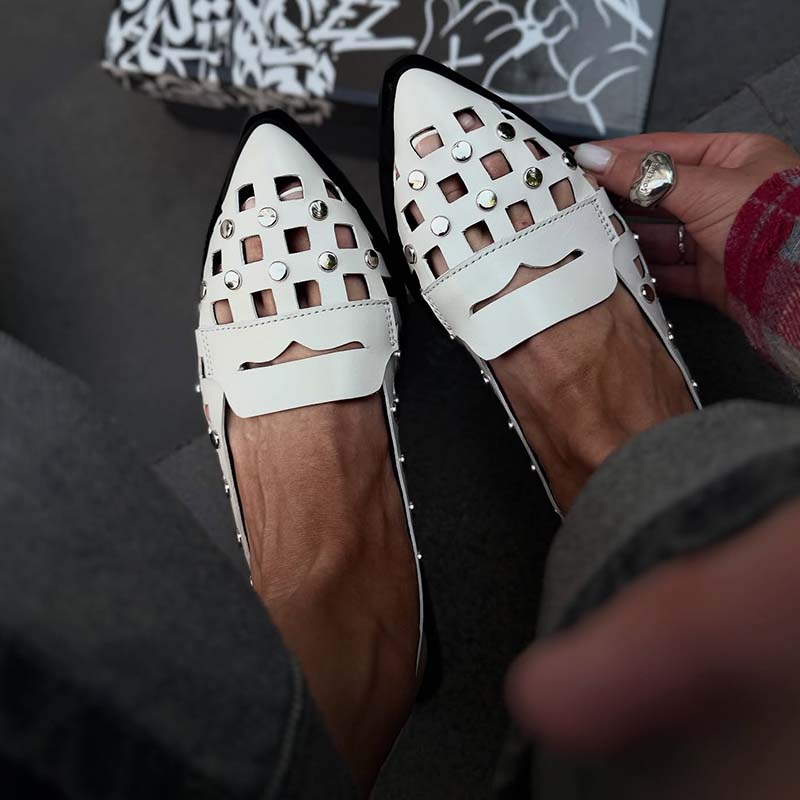 Point-Toe Casual Flat Shoes