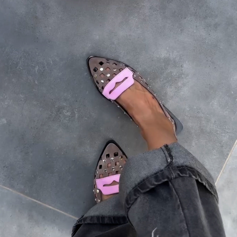 Point-Toe Casual Flat Shoes