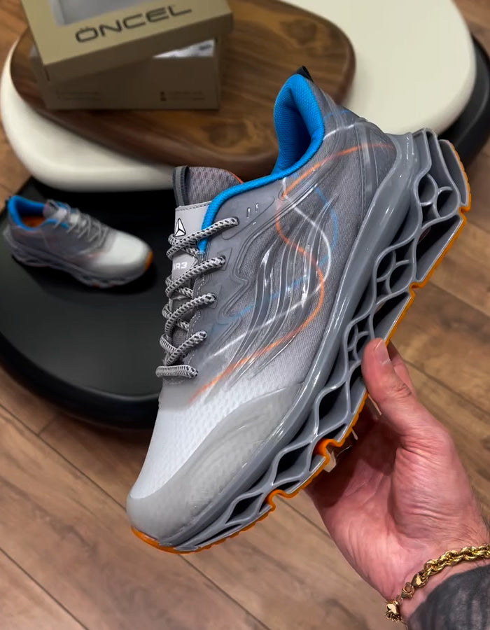 Gray Versatile Comfy Sneakers