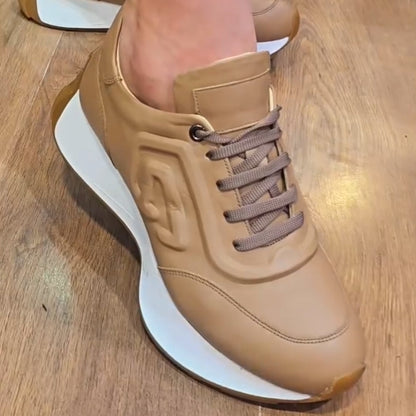 Khaki Casual Sneakers