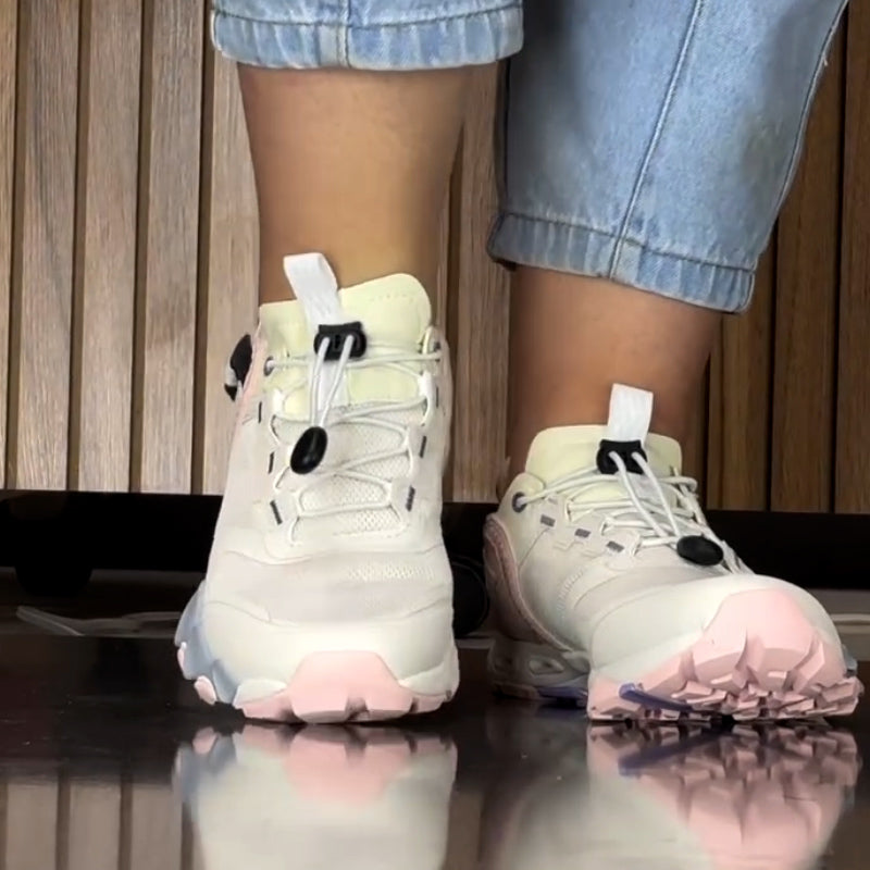 Pink-White Casual Sneakers