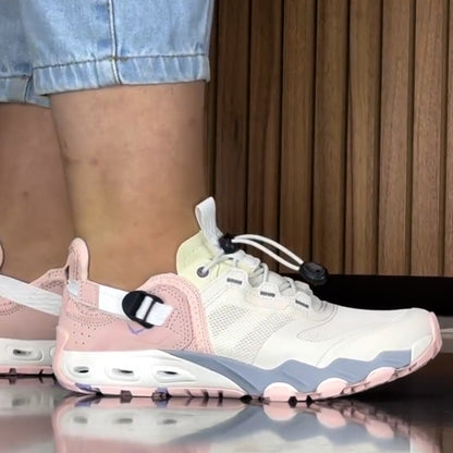 Pink-White Casual Sneakers