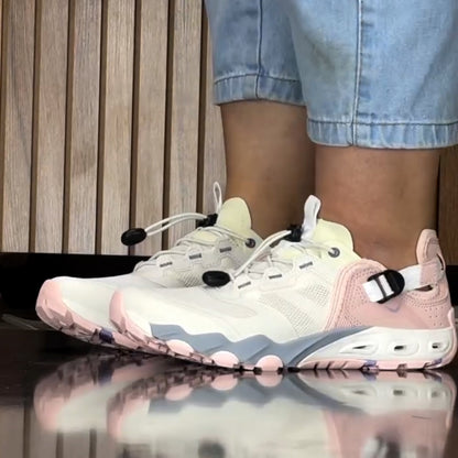 Pink-White Casual Sneakers