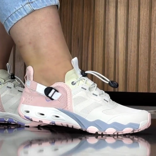 Pink-White Casual Sneakers