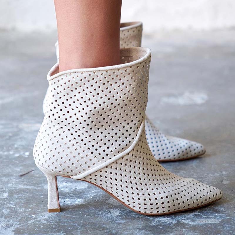 Breathable Stiletto Boots