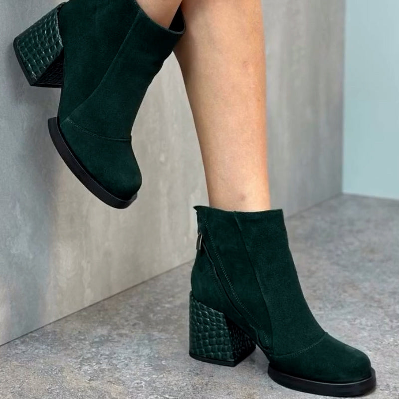 Dark Green Boots