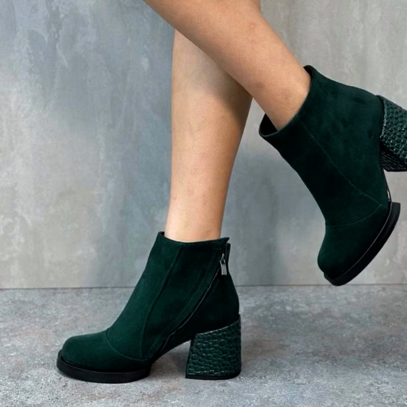 Dark Green Boots