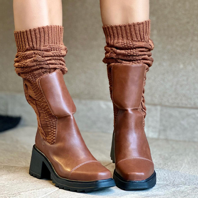 Knit Stretch Boots