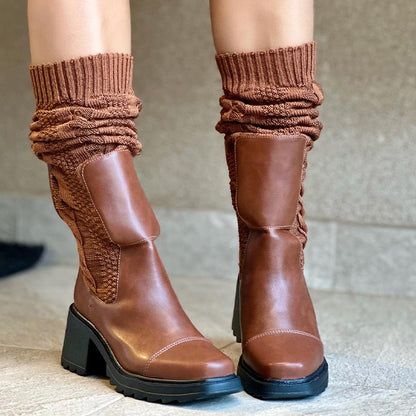 Knit Stretch Boots