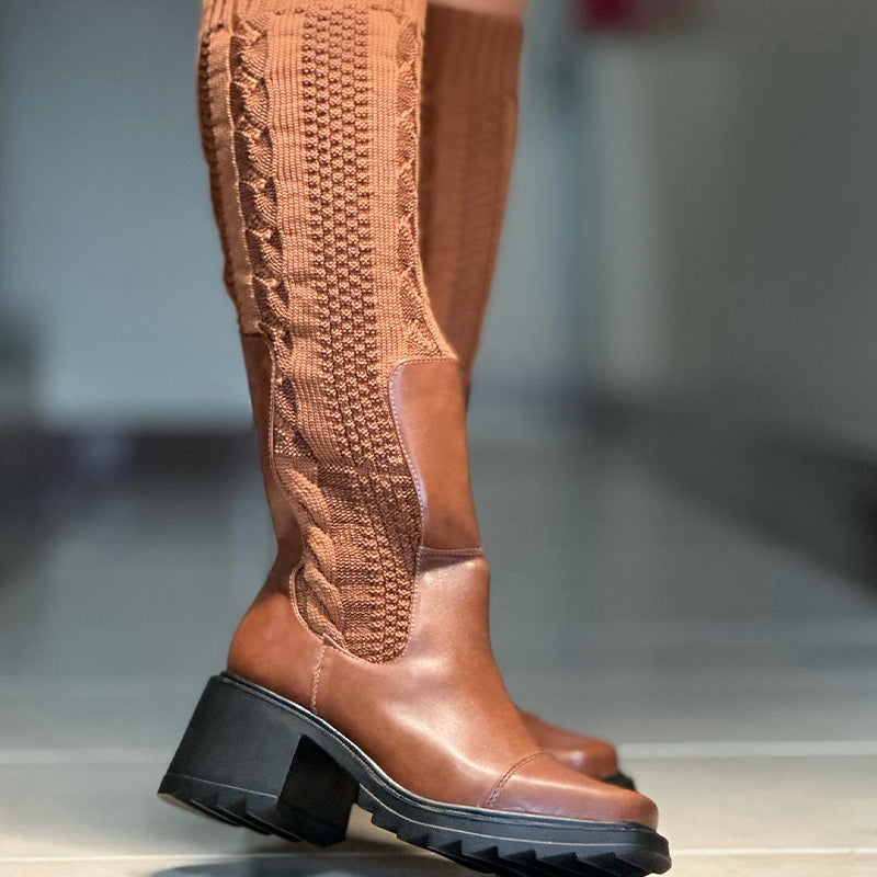 Knit Stretch Boots