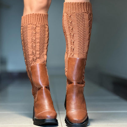 Knit Stretch Boots