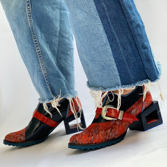 Red Buckle Shoes