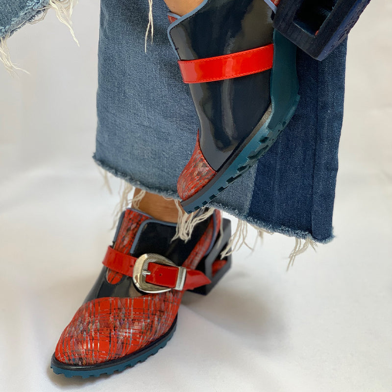 Red Buckle Shoes