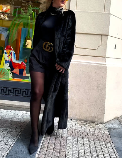 Eyes Embroidery Long Coat