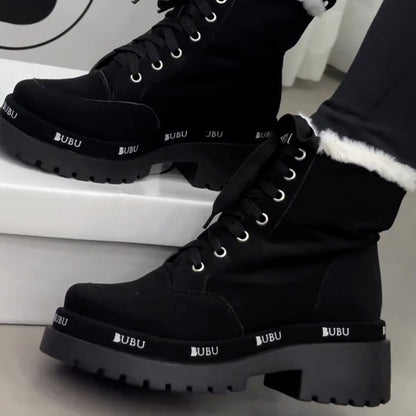 Fleece-Lined Warm Martin Boots