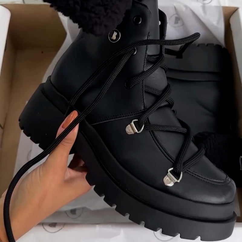 Solid Color Short Boots