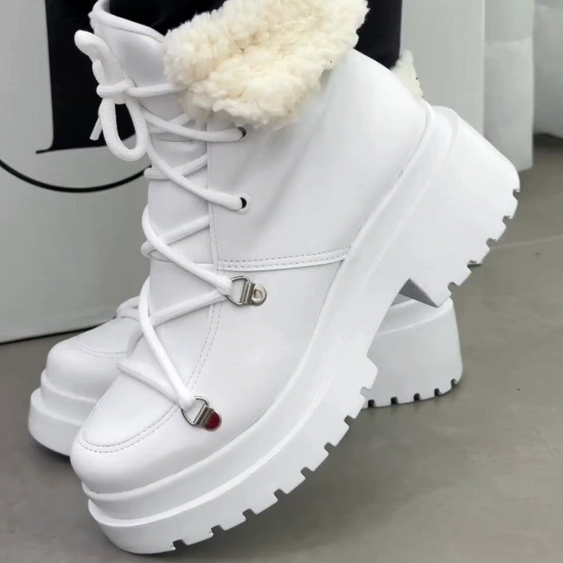 Solid Color Short Boots