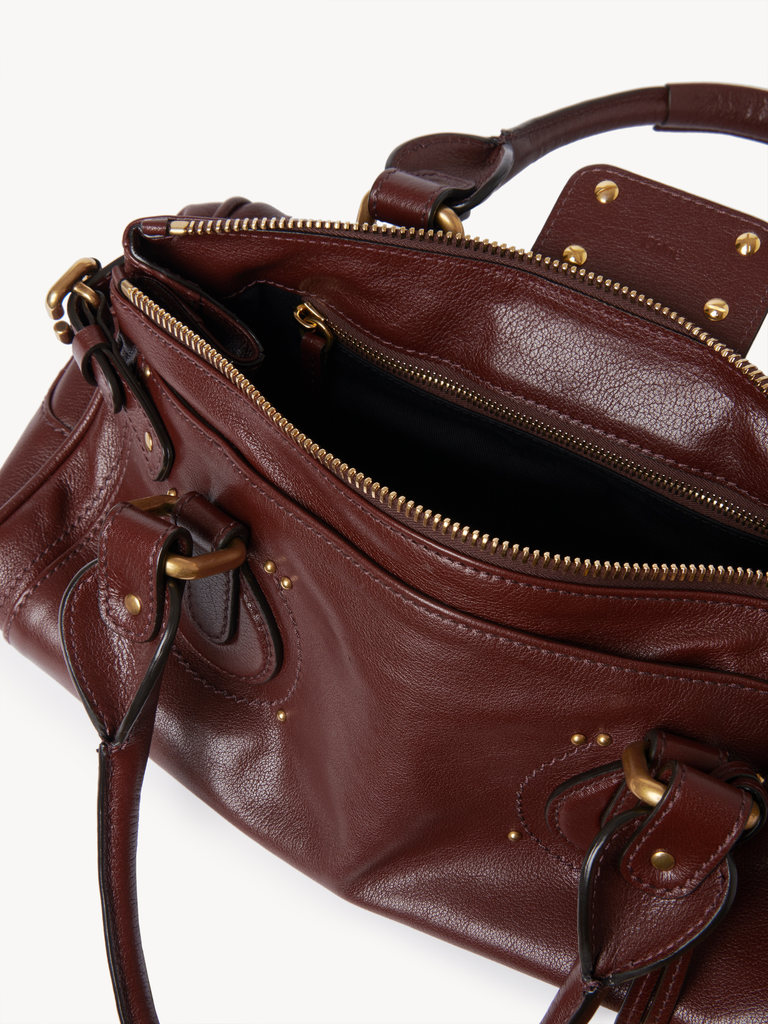 Leather Padlock Shoulder Bag