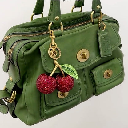 Green Leather Work Bag