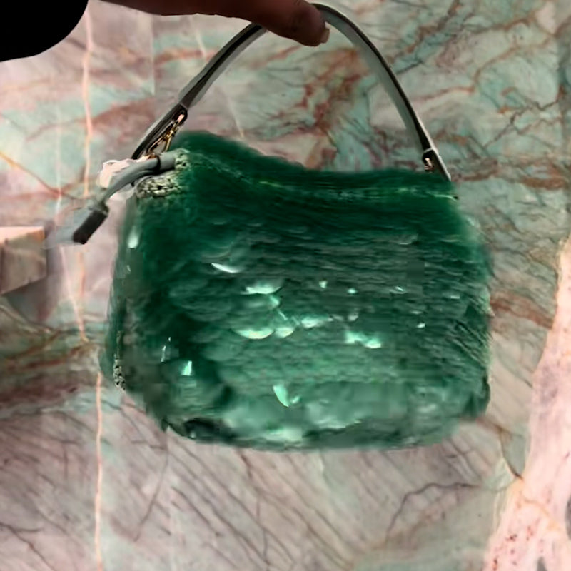 Green Sequin Bag