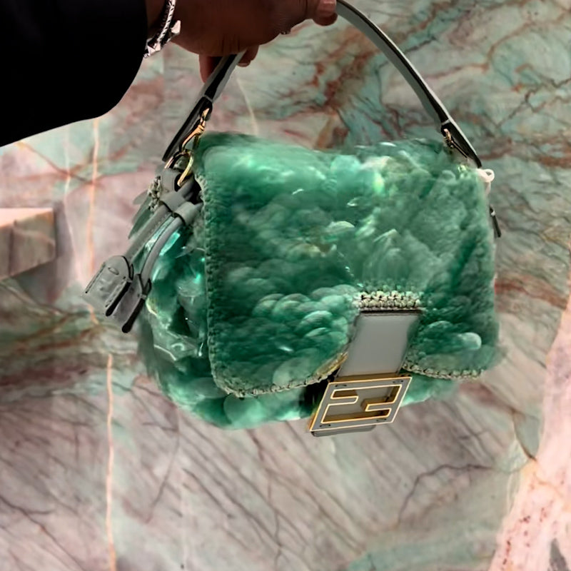 Green Sequin Bag
